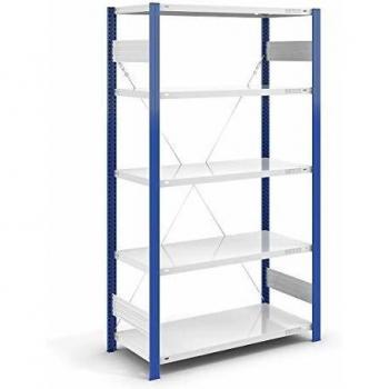 EUROKRAFT Rayonnages emboîtables à montants bleus