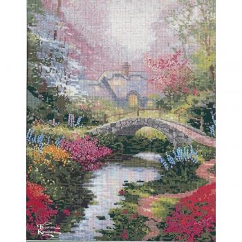 Taller Brookside: Kit de Punto a la Manera de Thomas Kinkade