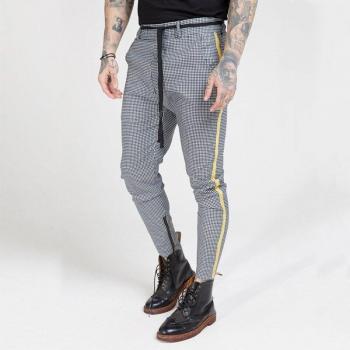 Men's Streetwear Plaid Trousers