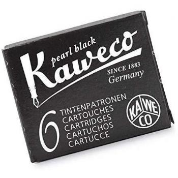 Cartuchos Estándar Kaweco Caja con 6 unidades de tinta negra