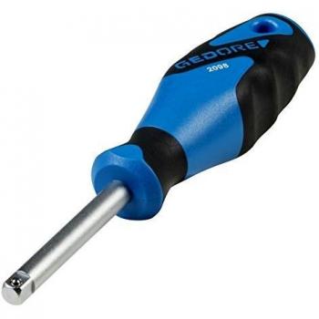Mango Intercambiable Cuadrado GEDORE 1/4 (6,3 mm) con Bloqueo por Bola