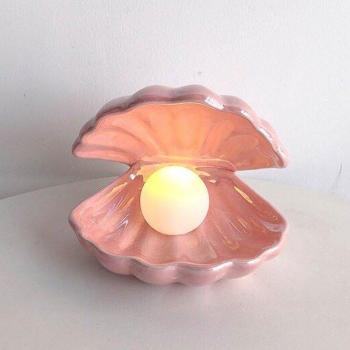 Ins Style Girl Room Shell Lamp