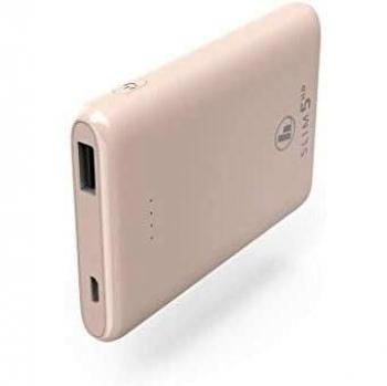 HAMA SLIM 5HD, Powerbank, 5000 mAh, Hellrosa