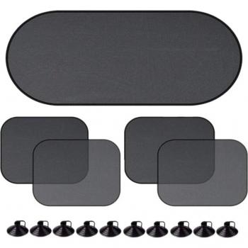 5-Pack Car Sun Shades with SPF 30+