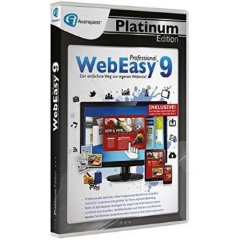 Avanquest WebEasy 9 Pro – Platinum Edition (Windows‑Kompatibilität: XP bis 8)