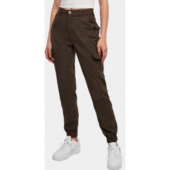 Pantalon Cargo Femme Haute Taille Urban Classics Marron 31