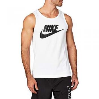 Nike Canotta Sportiva Bianco Uomo L