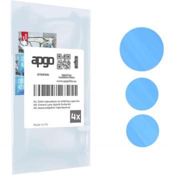 Protección Óptica APGO 4x – Lente de Cámara 9H para Motorola Edge 30