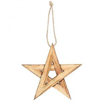 Pentagon Symbol Wood Hook‑Up