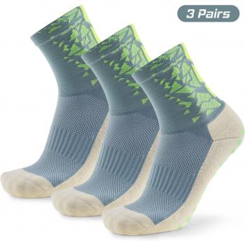 Männer-Sport-Griffsocken AllTerrain – 1 Paar, lang, ohne Unterhose, für Basketball, Volleyball, Fußball, Joggen & Wandern