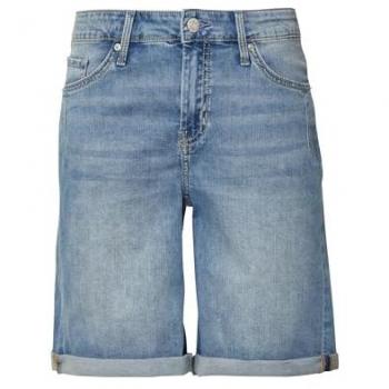 S.Oliver Damen 3/4-Hose „KAROLIN“ – Hellblau, 44, Baumwoll-Mix