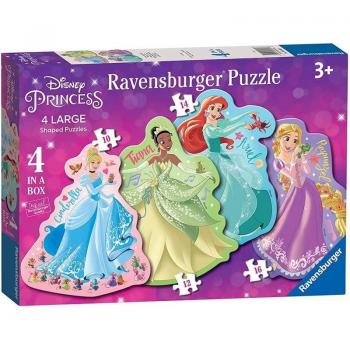 Ravensburger Disney Prinzessinnen Formenrätsel 4‑in‑1