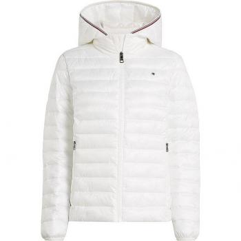 Doudoune blanche à capuche Tommy Hilfiger