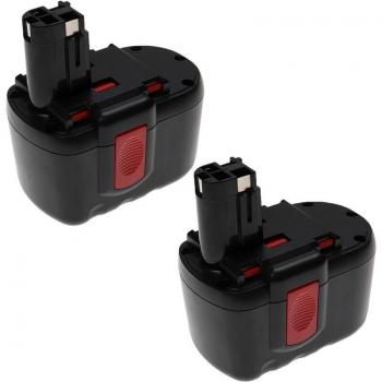Bosch 24V 3300 mAh Battery Replacement – 2‑Unit Kit