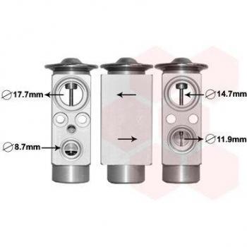 VAN WEZEL Air Conditioning Expansion Valve 37001461