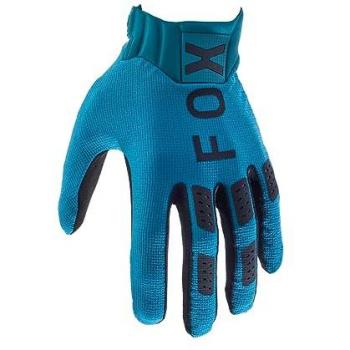 FOX Flexair 2023 Motocross Handschuhe Schwarz Blau S male