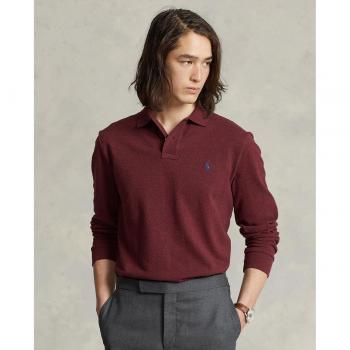 Polo Ralph Lauren Men's Casual Fit Cotton Polo Shirt in Bordeaux