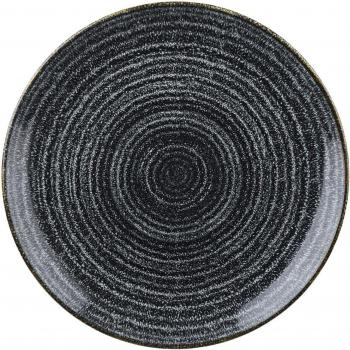 Churchill Charcoal Black Coupe Teller 12 Stück