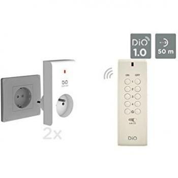 Télécommande universelle 16 canaux avec 2 prises de commutation On/Off