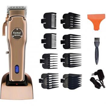 Kit de barbería Kemei inalámbrico