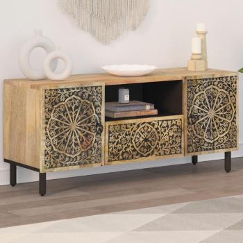 TV Cabinet Solid Wood Mango 105x33x46 cm