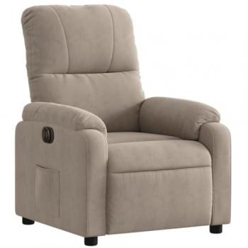 VidaXL Elektrischer Relaxsessel Taupe Mikrofaser