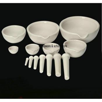 Juego Mortero y Molino Lab 60‑254 mm – Color Blanco