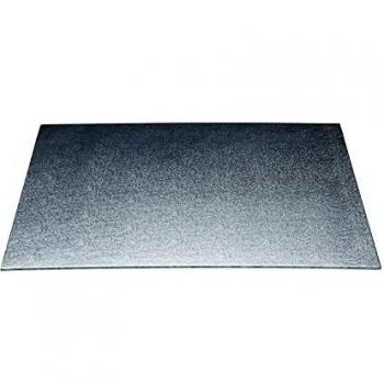 Square Cake Board 35 cm Silver