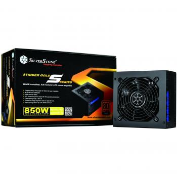 Strider Gold S ATX Netzteil 850 W – SilverStone SST-ST85F-GS v1.1, flüsterleiser 120 mm