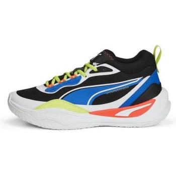 Scarpe sportive Puma Playmaker, taglia 11, Giallo/Nero/Blu