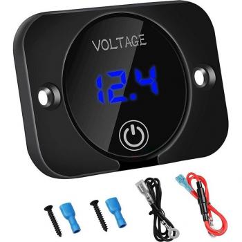 Indicateur de Tension 12V avec Contacteur Étanche
