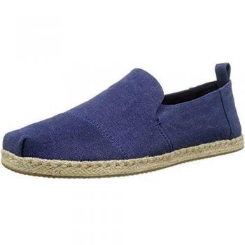 TOMS Alpargata Rope Homme, Bleu Marine, 44.5 EU