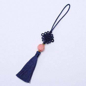 Chinese Knot Lotus Flower Bead Tassels