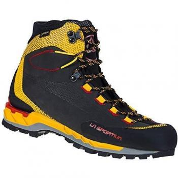 La Sportiva Trango Tech Leather GTX Herren Wanderschuhe Schwarz/Gelb 46,5