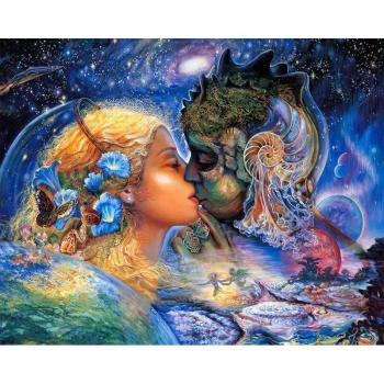 Starry Love 5D DIY Diamond & Couples Embroidery Kit – 20×30 cm
