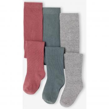 Lot de collants bébé en maille violette (3 pièces)