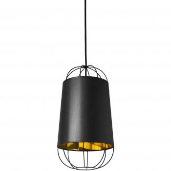 NoirGold S‑Lichtquelle – Schickes Pendellampenmodell, Ø22 cm, 42 cm Höhe
