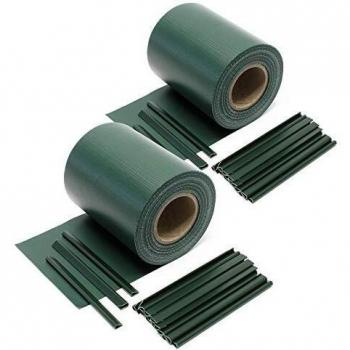 Protection visuelle jardin rouleau vert 70m x 19cm PVC 650g/m²
