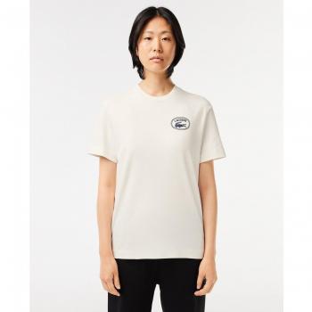 Camiseta Lacoste blanca para mujer