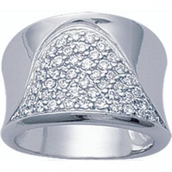 Shimmering Goddess 15mm Silver Band – Size 54
