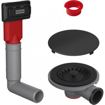 Vidage manuel noir mat pour éviers encastrés – version Maris MRG 110/210