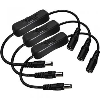 Inline Schalter Kabel für LED Streifen 5,5mm x 2,1mm