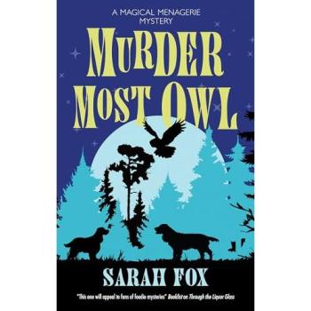 Sarah Fox Murder Most Owl Hardback Book in White