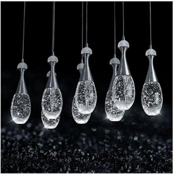 Lámpara de techo “Nube de Acero” – 6 colgantes LED TRADE SHOP TRAESIO