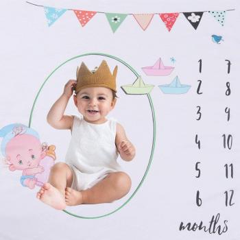 Accessoires photographie couverture naissance 100x100 cm