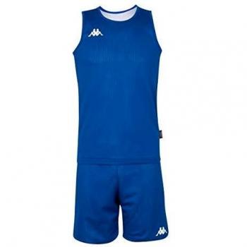 Kappa CAIROSI Maillot et Short réversible Basket-Ball Homme Bleu Taille Unique (Taille Fabricant : 14Y)
