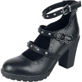 Gothicana by EMP Nieten-High Heels für Damen schwarz EU40