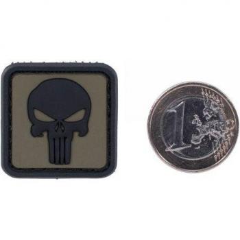Écusson Olive 3D Punisher Skull