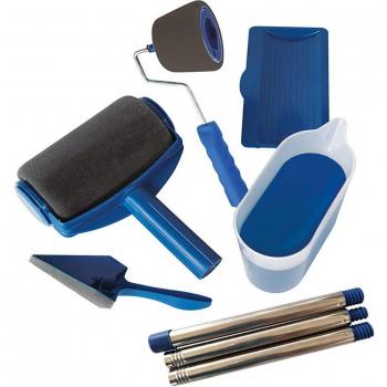 Magic Paint Roller and Brush Tray Set with Pointed Tips