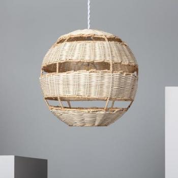 Lámpara Colgante de Diseño en Ratán Bulang Ø300 mm